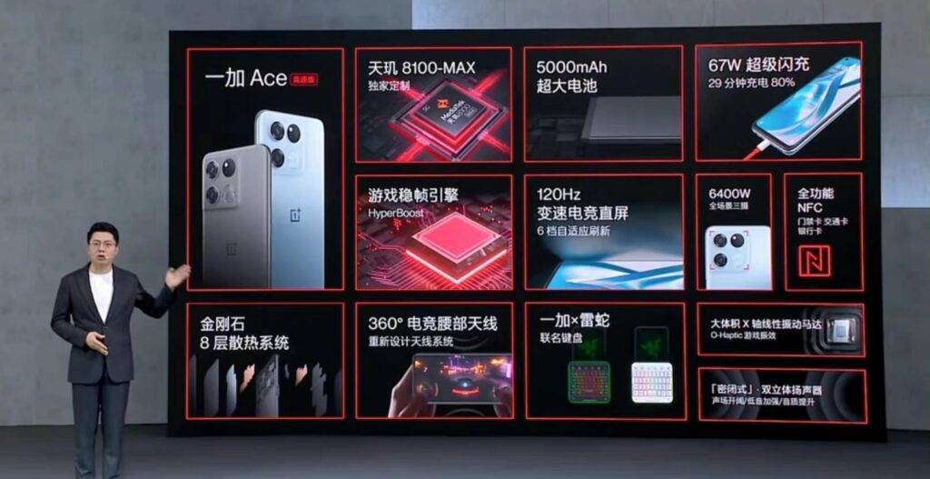 oneplus ace racing edition features